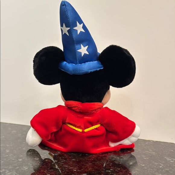 Disney Parks Sorcerer Mickey Mouse 13” Plush Stuffed Animal Fantasia Wizard Hat - Picture 4 of 9